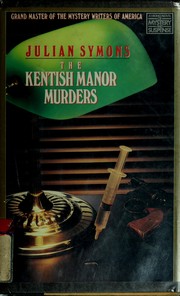 Cover of: The Kentish manor murders