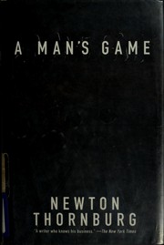 Cover of: A man's game