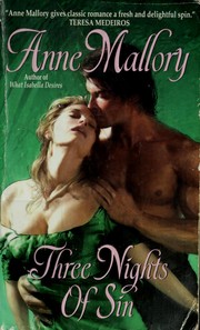 Cover of: Three Nights of Sin
