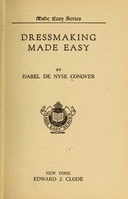 Cover of: Dressmaking made easy