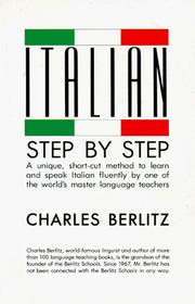 Cover of: Italian step by step by Charles Berlitz
