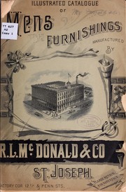 Cover of: Illustrated catalogue of men's furnishings