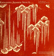 Cover of: Kata-gami: Japanese stencils in the collection of the Cooper-Hewitt Museum