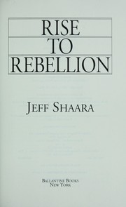 Cover of: Rise to rebellion