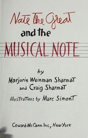 Cover of: Nate the Great and the Musical Note