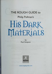 Cover of: The rough guide to Philip Pullman's His dark materials