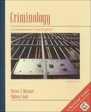Cover of: Criminology : An Introduction Using ExplorIt