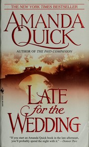 Cover of: Late for the Wedding by Amanda Quick