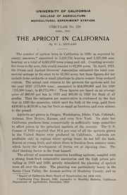 Cover of: The apricot in California