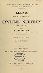 Cover of: Leçons sur les maladies du système nerveux