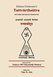Cover of: Tattvarthsutra: With Hindi and English translation