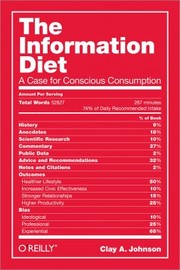 Cover of: The Information Diet by 