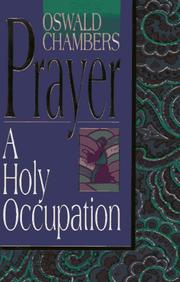 Cover of: Prayer by Oswald Chambers