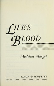 Cover of: Life's blood