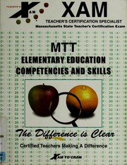 Cover of: MTEL elementary education: content and sample test