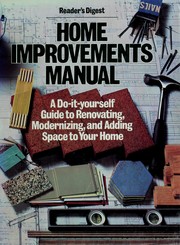 Cover of: Reader's Digest home improvements manual