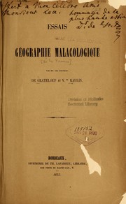 Cover of: Essais de geographie malacologique