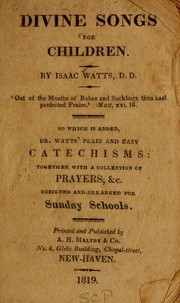 Divine songs by Isaac Watts