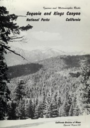 Cover of: Igneous and metamorphic rocks of parts of Sequoia and Kings Canyon National Parks, California