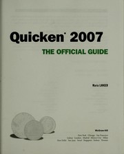 Cover of: Quicken 2007: the official guide
