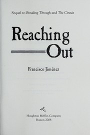 Cover of: Reaching out by Francisco Jiménez