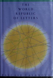 Cover of: The world republic of letters