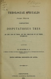 Cover of: Theologiae dogmaticae compendium: in usum studiosorum theologiae