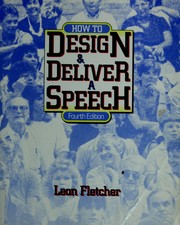 Cover of: How to design & deliver a speech