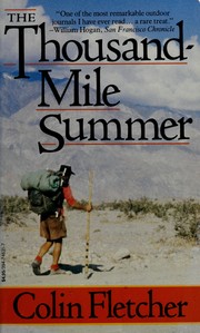 Cover of: The thousand-mile summer by Colin Fletcher