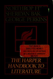 Cover of: The Harper handbook to literature by Northrop Frye