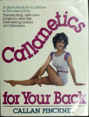 Cover of: Callanetics for your back