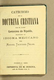 Cover of: Catecismo de la doctrina cristiana