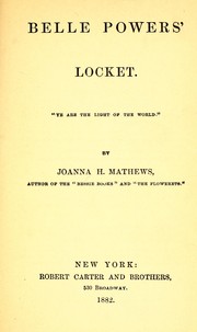 Cover of: Belle Powers' locket