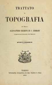 Cover of: Trattato di topografia