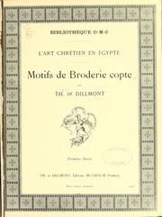 Cover of: Motifs de broderie copte