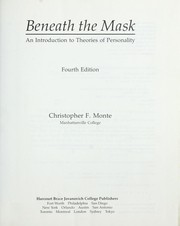Cover of: Beneath the mask: an introduction to theories of personality