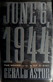 Cover of: June 6, 1944: The Voices of D-Day