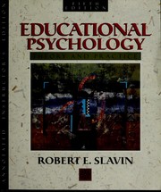 Cover of: Educational Psychology: Theory and Practice