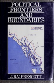 Cover of: Political frontiers and boundaries