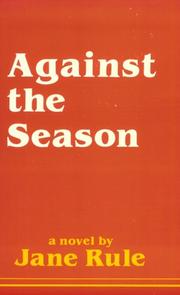 Cover of: Against the season
