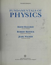 Cover of: Fundamentals of physics