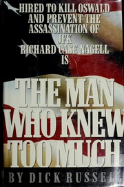 Cover of: The man who knew too much by Russell, Dick., Dick Russell