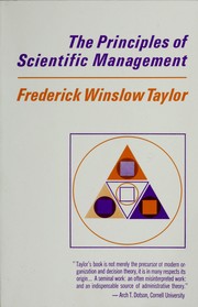Cover of: The principles of scientific management by Frederick Winslow Taylor