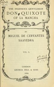 Cover of: Adventures of Don Quixote de la Mancha