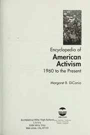 Cover of: Encyclopedia of American activism, 1960 to the present