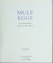 Cover of: Mule eggs