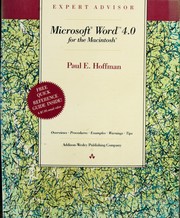 Cover of: Expert advisor. by Paul E. Hoffman