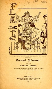 Cover of: Flor de té: sarsuela bufa de costums xinescas, en tres actes