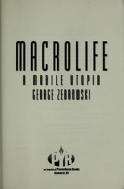 Cover of: Macrolife by George Zebrowski