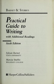 Cover of: Barnet & Stubbs's practical guide to writing